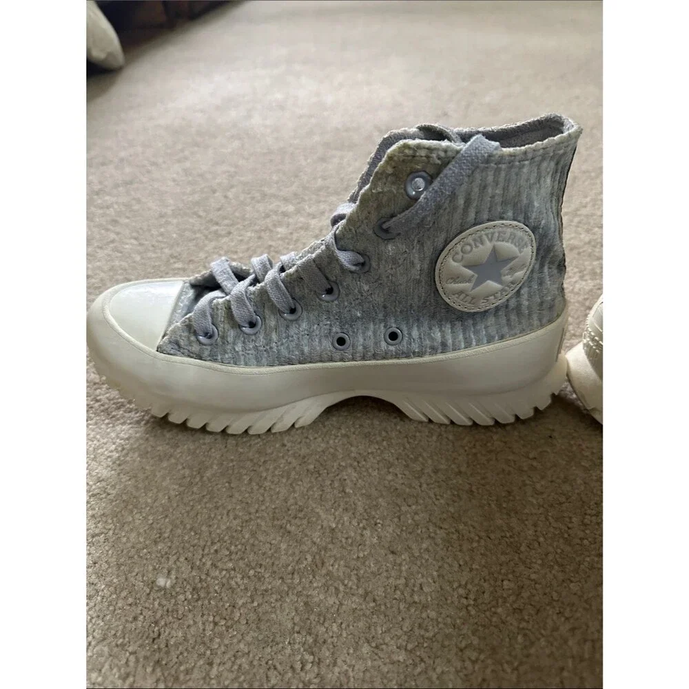 Converse Soft Light Purple High-Top Platform Sneakers M 5 or W 7 - Picture 6 of 9